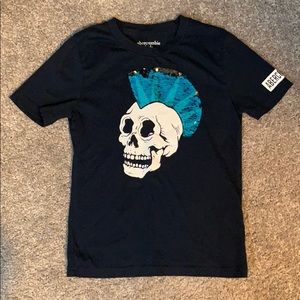 Flip sequin tee